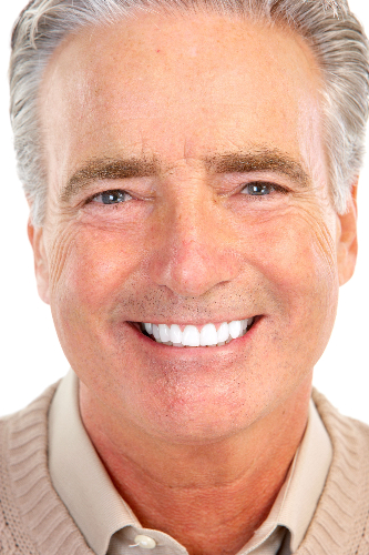 Ästhetische Zahnmedizin - Mann