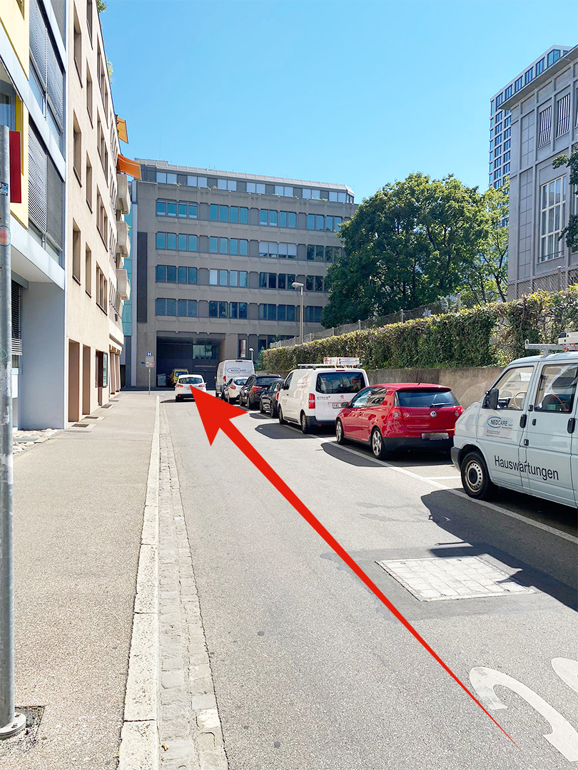 Wegbeschreibung ABA Zahnklinik - Gratis Parking - Bild 3
